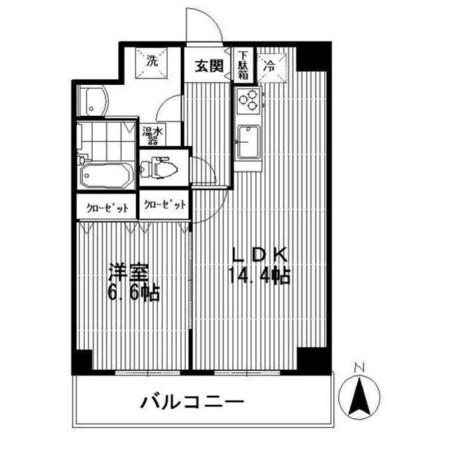 アクシーズタワー浦和岸町IIの物件間取画像